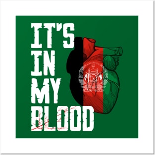 Afghanistan it's in my Blood Posters and Art